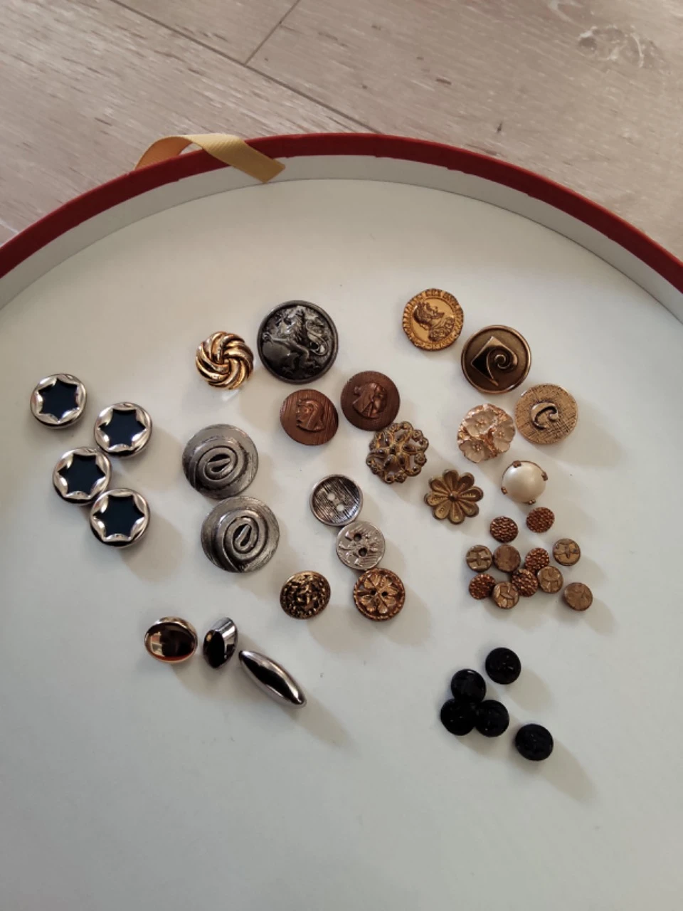 Set oude metalen knopen – photo 2